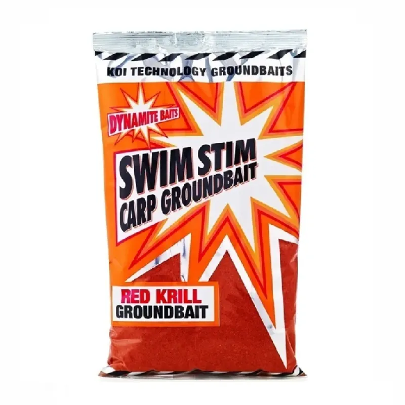 DYNAMITE BAITS SWIM STIM CARP GROUNDBAIT RED KRILL 900G ADY040105