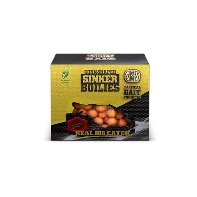 SBS BAITS SOLUBLE CORN SHAPED POPPER BOILIES SQUID & OCTOPUS 30020
