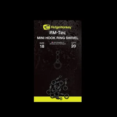 Ridgemonkey Connexion Mini Hook Ring Swivel Size 18