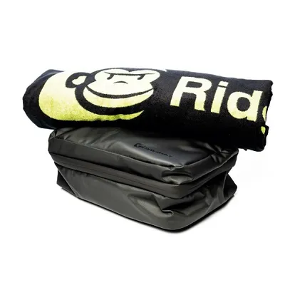 Ridgemonkey LX Bath Towel And Weatherproof Shower Caddy Set