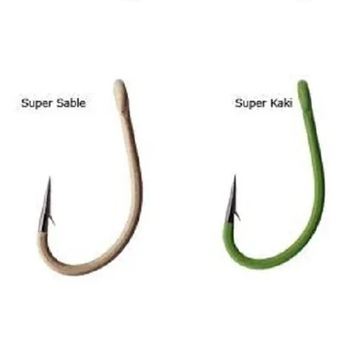 GAMAKATSU A1 G CARP SUPER CC HOOKS CAMOU GREEN SIZE 6 149086 600