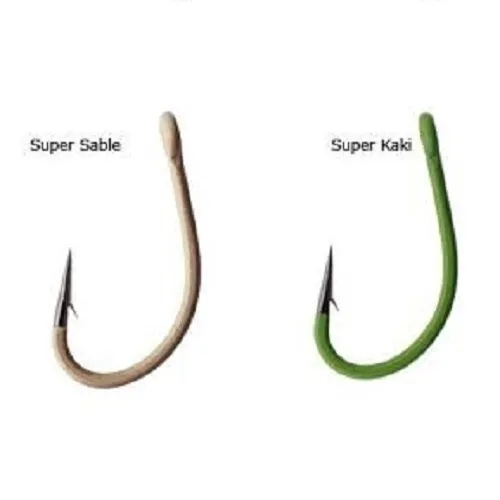 GAMAKATSU A1 G CARP SUPER CC HOOKS CAMOU GREEN SIZE 6 149086 600