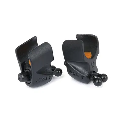 Fox Black Label Adjustable Rod Clips X2
