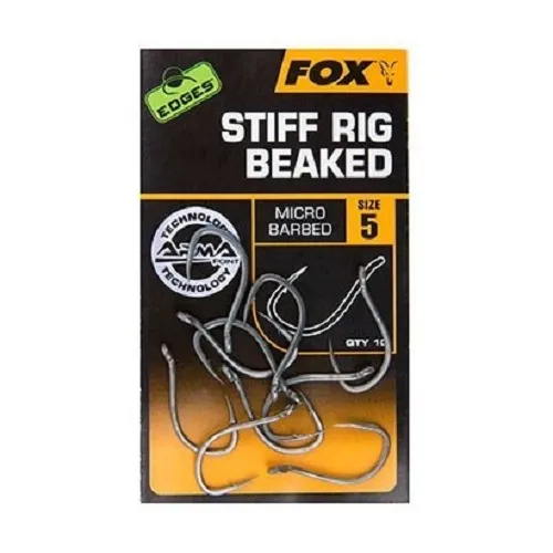 FOX STIFF RIG BEAKED SIZE 4 CHK167
