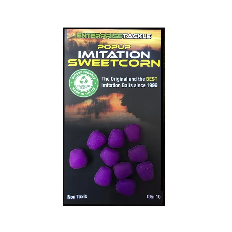 ENTERPRISE TACKLE IMITATION POPUPS SWEETCORN MORADO ET13P