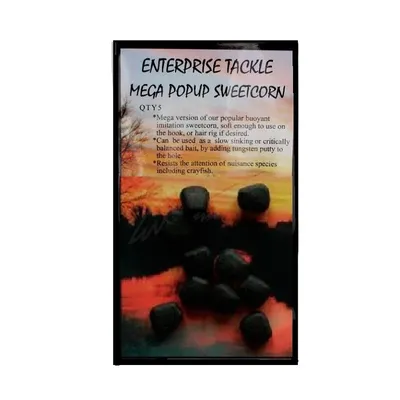 ENTERPRISE TACKLE IMITATION SWEETCORN NEGRO ET13B