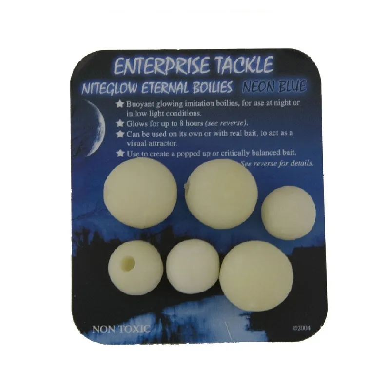 ENTERPRISE TACKLE NITEGLOW ETERNAL BOILIES NEON BLUE