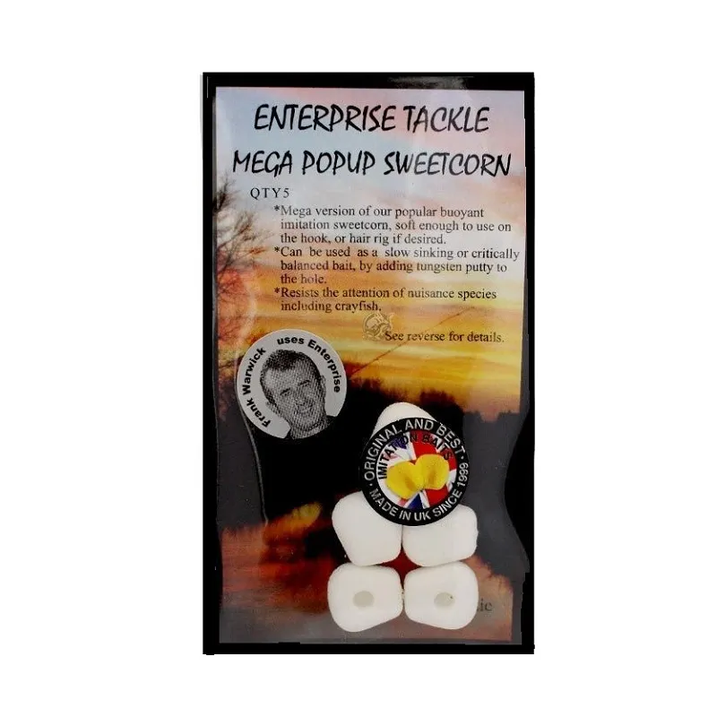 ENTERPRISE TACKLE MEGA POPUP SWEETCORN BLANCO ET13MEWUF