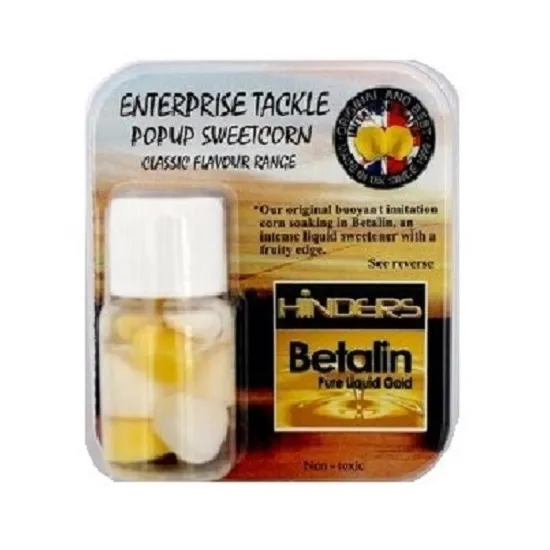ENTERPRISE TACKLE POPUP SWEETCORN CLASSIC FLAVOUR RANGE BETALIN BLANCO AMARILLO ET13HBYW
