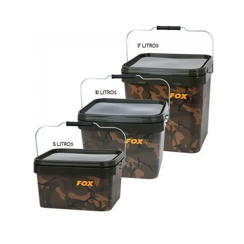Fox Cubo Camo Square Bucket 10L
