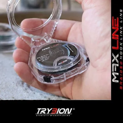TRYBION MAX LINE BRAIDED HOOK LINE 45LBS 20M NEGRO PIZARRA 10020N45