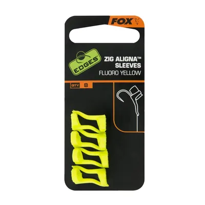 FOX EDGES ZIG ALIGNA SLEEVES YELLOW (8 UNIDADES) CAC469