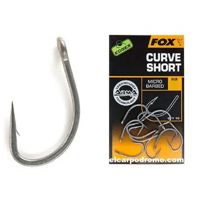 Fox Anzuelos Edges Arma Point Curve Short Size 8
