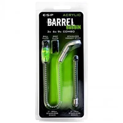 ESP BARREL BOBBINS COMBO ACRYLIC GREEN
